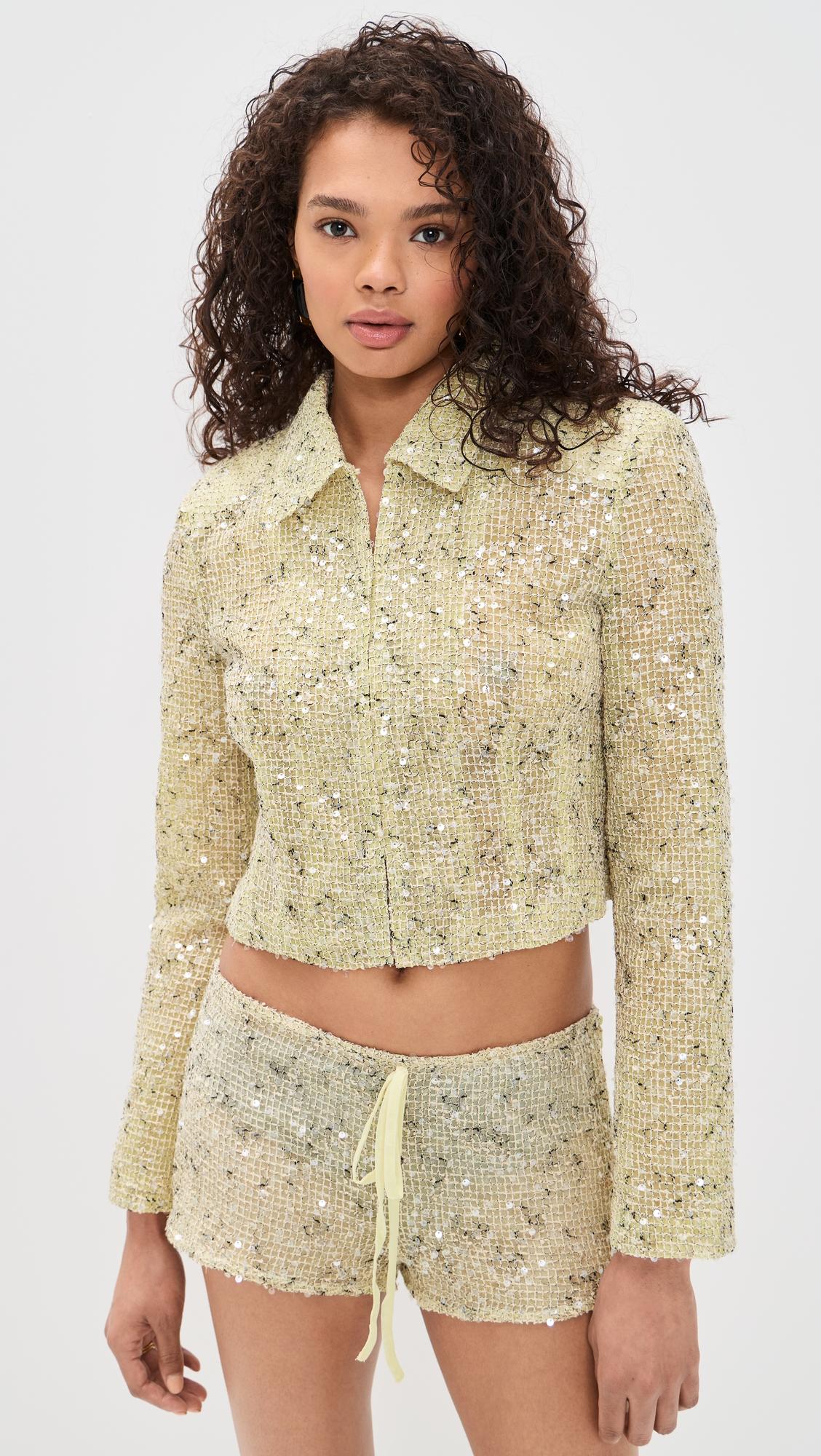 Slick Crop Jacket by LIONESS