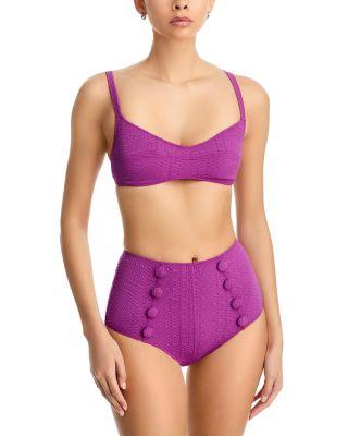 Balconette & High Waist Bikini Set by LISA MARIE FERNANDEZ