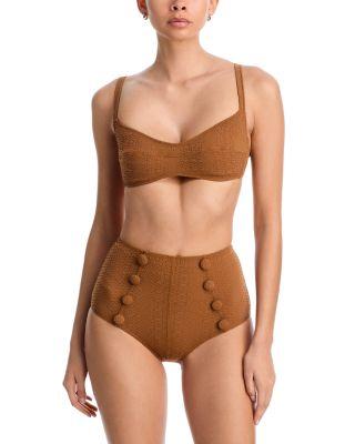 Balconette & High Waist Bikini Set by LISA MARIE FERNANDEZ
