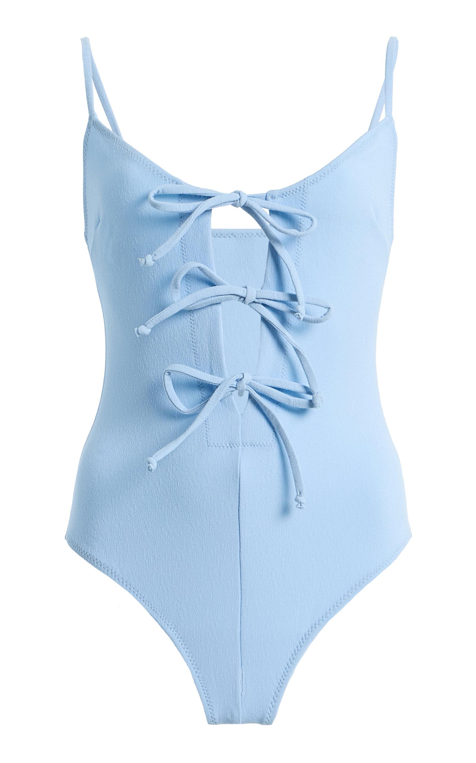 Lisa Marie Fernandez Three-Tie One-Piecewimsuit - Moda Operandi by LISA MARIE FERNANDEZ