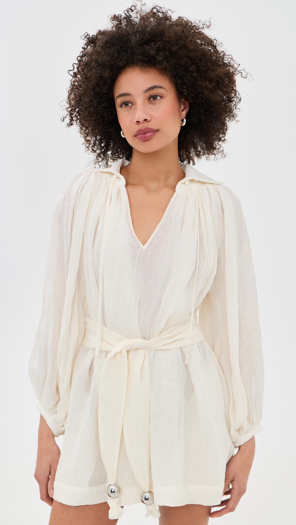 Poet Mini Dress by LISA MARIE FERNANDEZ