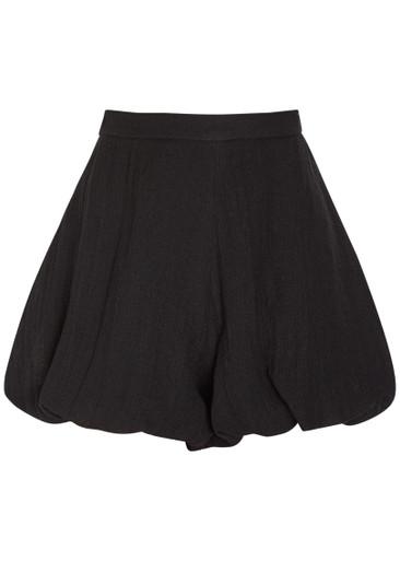 Textured linen-blend shorts by LISA MARIE FERNANDEZ