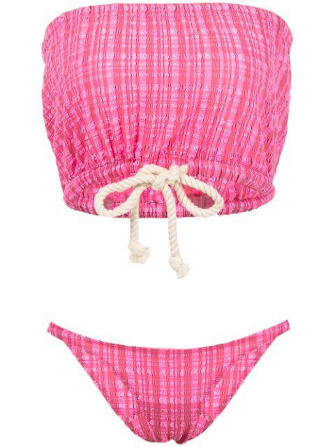 Victor drawstring bikini by LISA MARIE FERNANDEZ