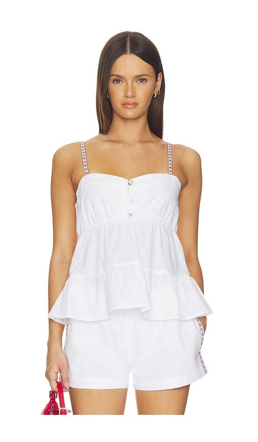 Lisa Says Gah Finley Top in Ivory by LISA SAYS GAH