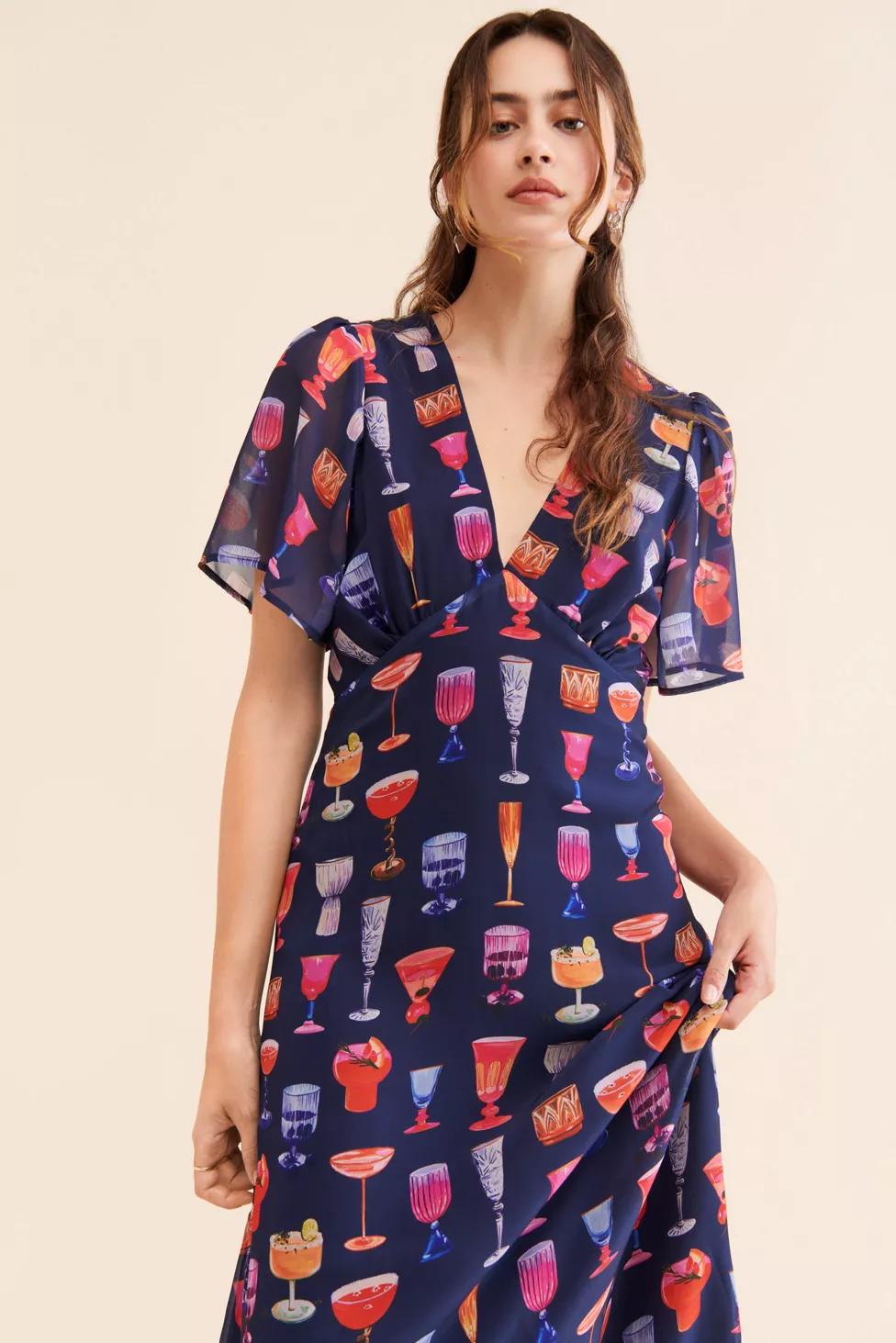 Lisa Says Gah Grace Printed Dress by LISA SAYS GAH!