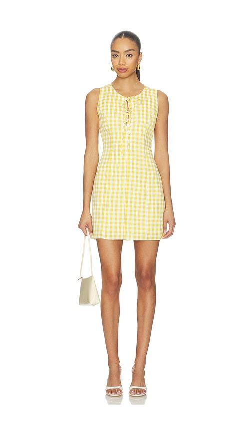 Lisa Says Gah Helen Dress in Yellow by LISA SAYS GAH