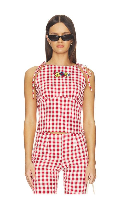 Lisa Says Gah Lucy Top in Red by LISA SAYS GAH