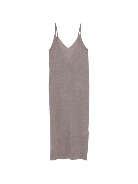 Albina V-neck midi dress by LISA YANG