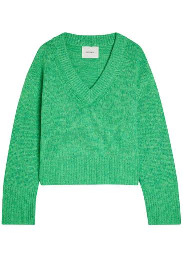 Aletta V-neck cashmere jumper by LISA YANG