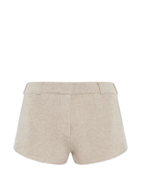 Annora knitted shorts by LISA YANG
