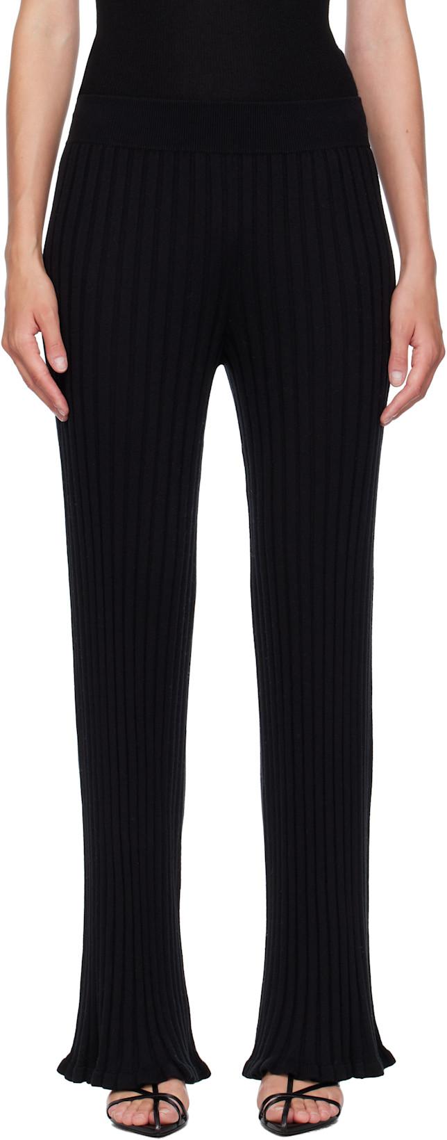 Black Eveline Trousers by LISA YANG