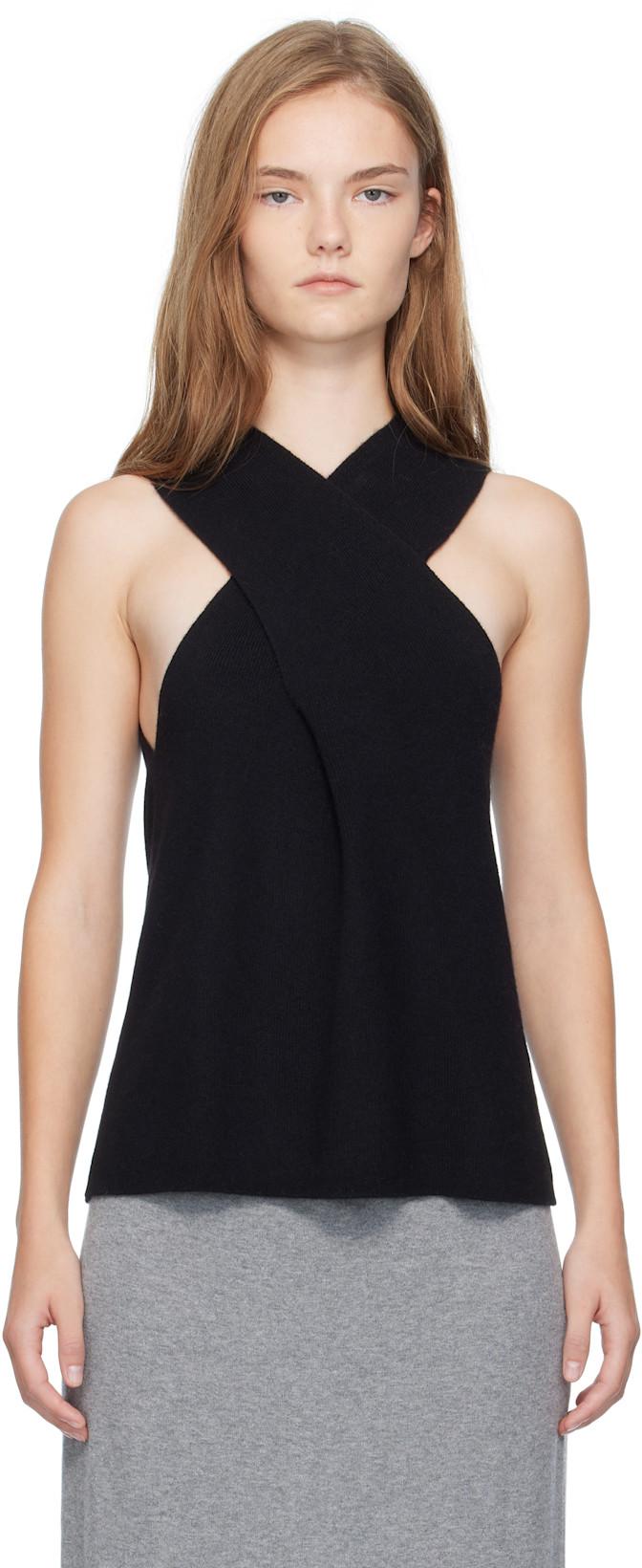 Black 'The Lyra' Top by LISA YANG