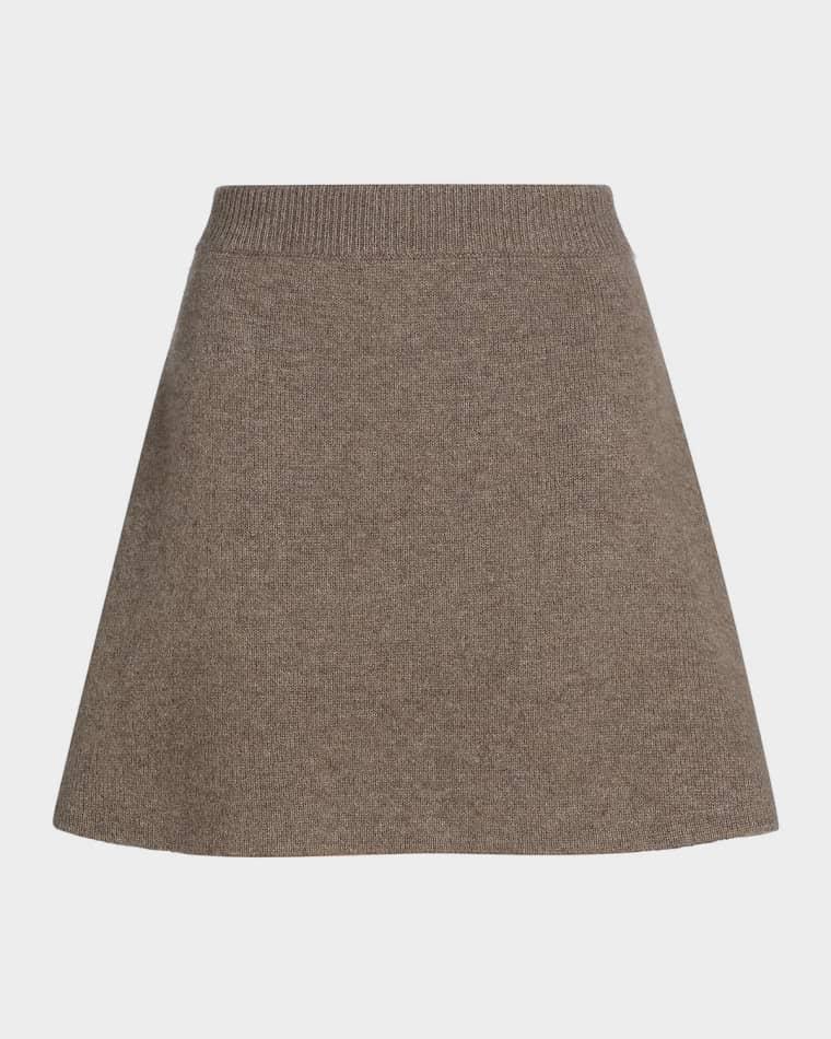 Clare Cashmere Mini Skirt by LISA YANG