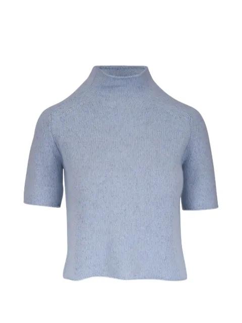 Fride high-neck short-sleeve sweater by LISA YANG