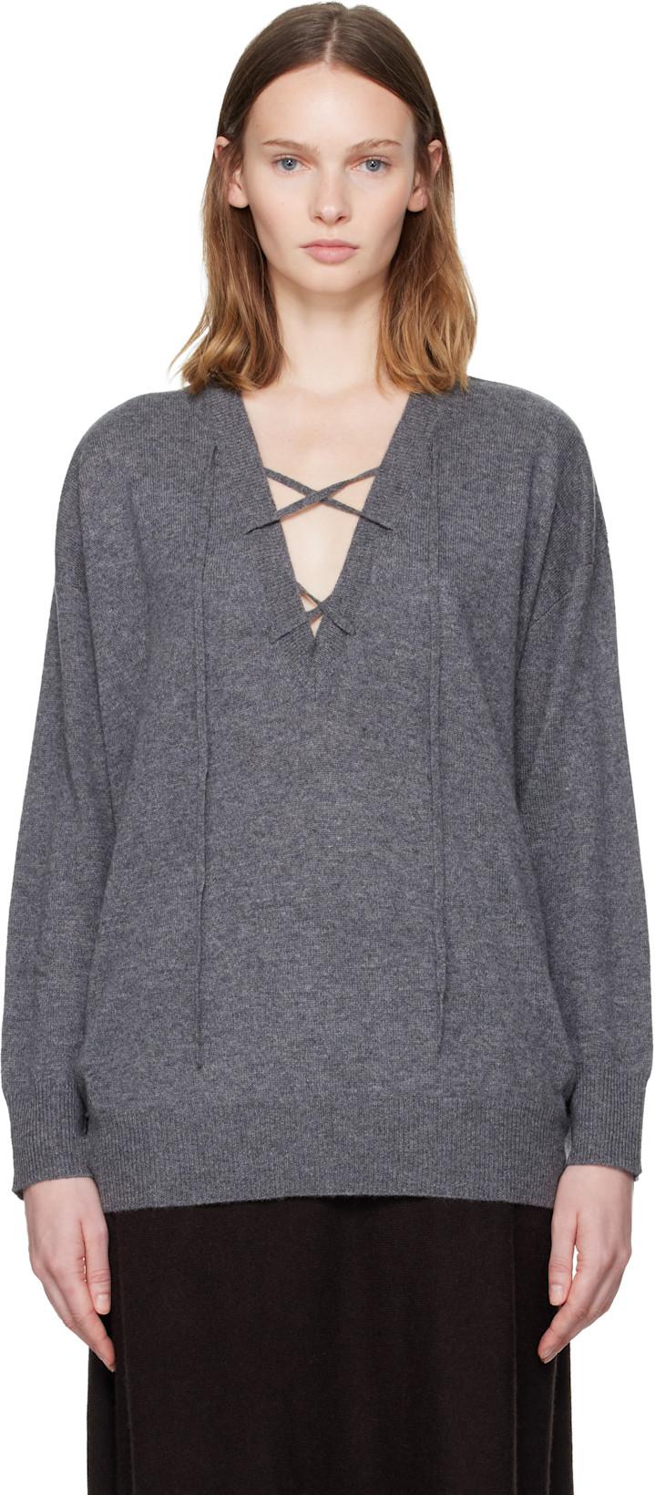 Gray Erna Sweater by LISA YANG
