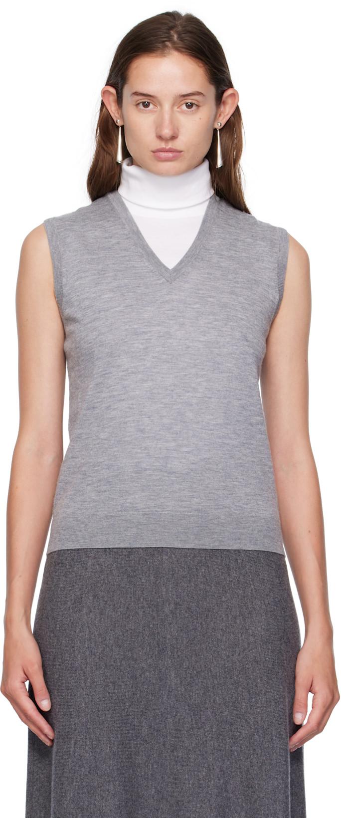 Gray Lauri Vest by LISA YANG