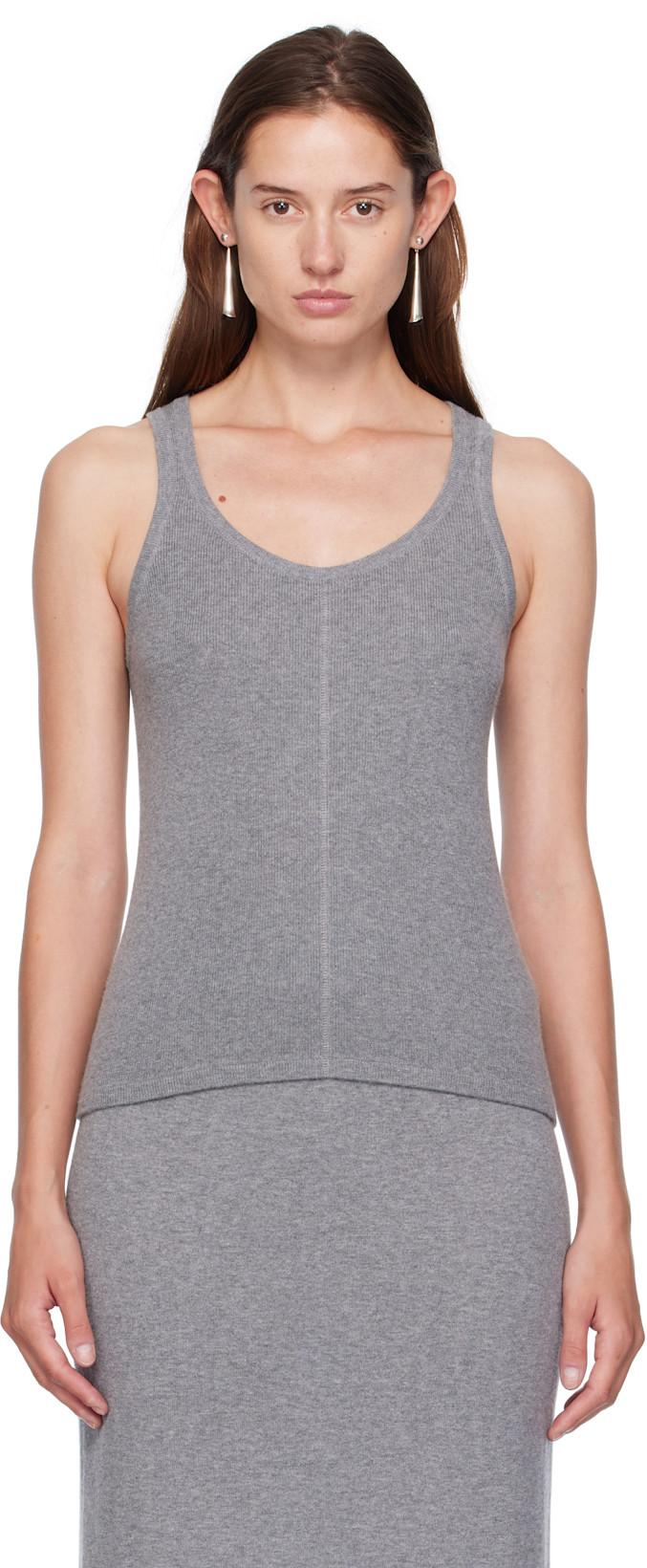 Gray Meng Tank Top by LISA YANG
