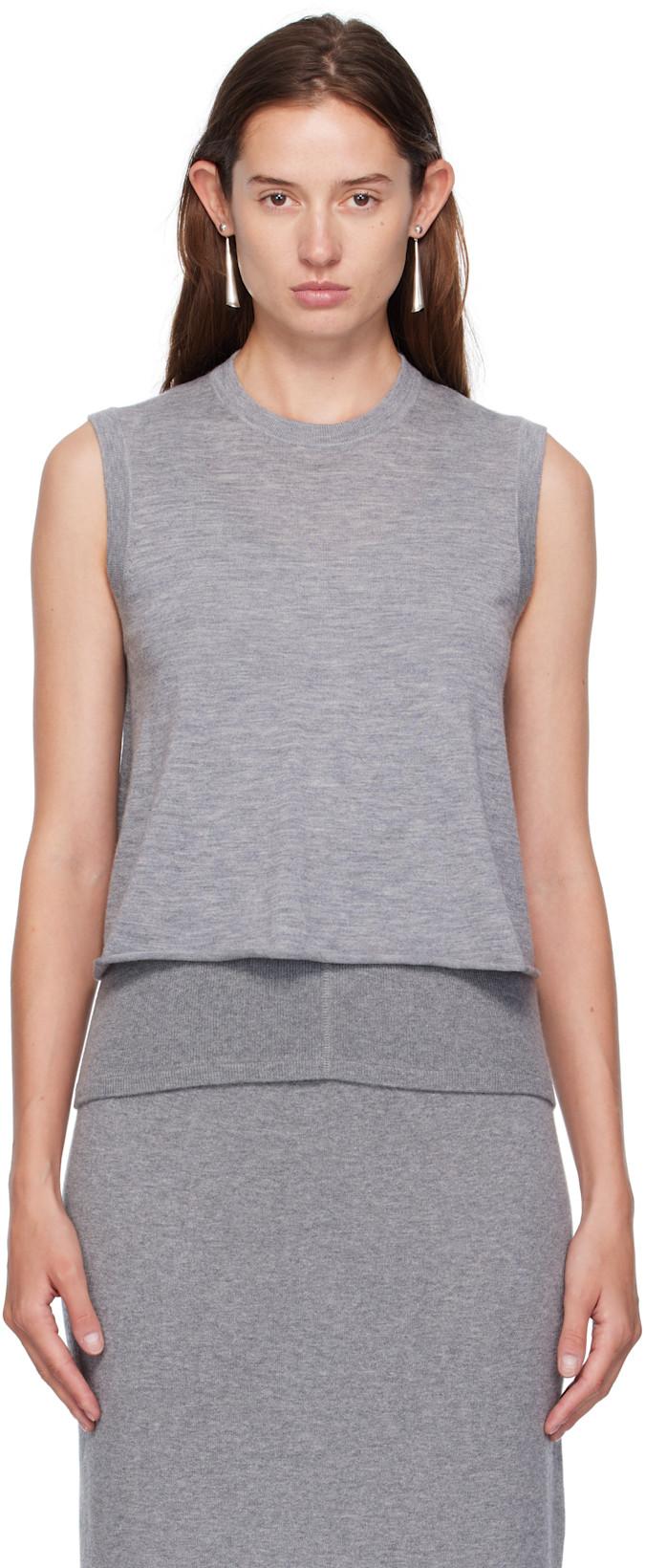 Gray Nali Top by LISA YANG