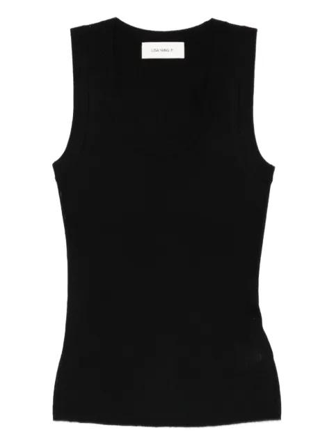 Ina ribbed top by LISA YANG