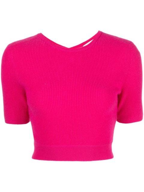 Josefina cut-out cashmere top by LISA YANG