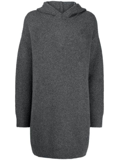 Louise cashmere hoodied ress by LISA YANG
