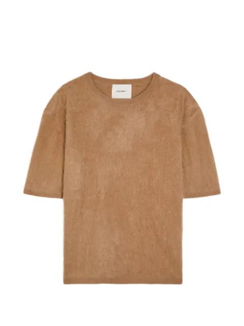 Maren brushed T-shirt by LISA YANG