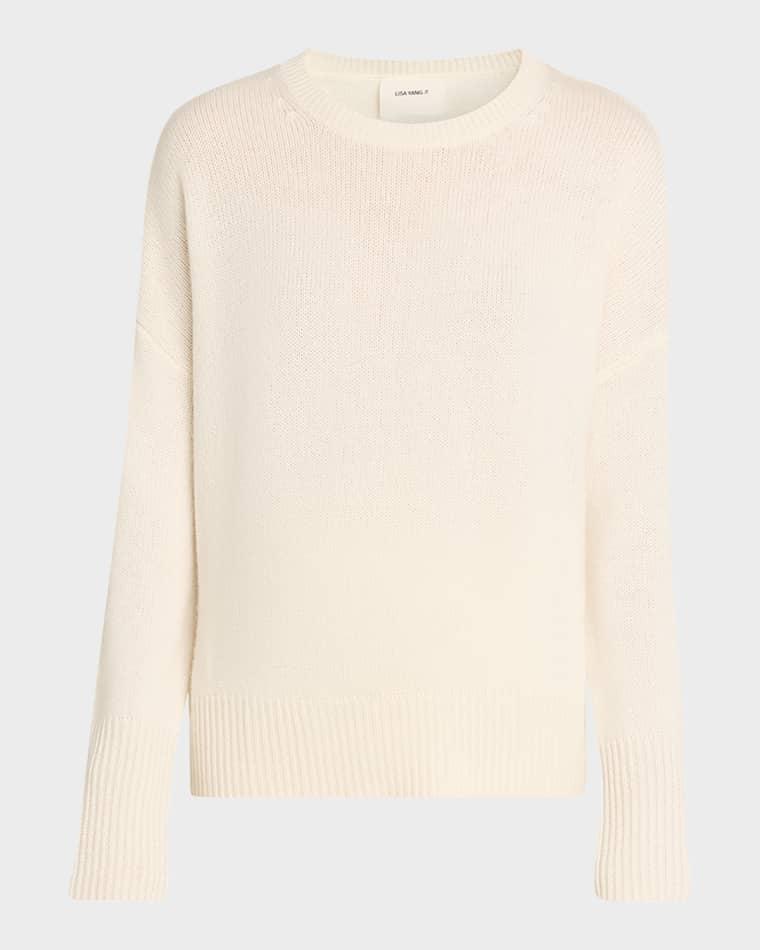 Mila Cashmere Crewneck Sweater by LISA YANG
