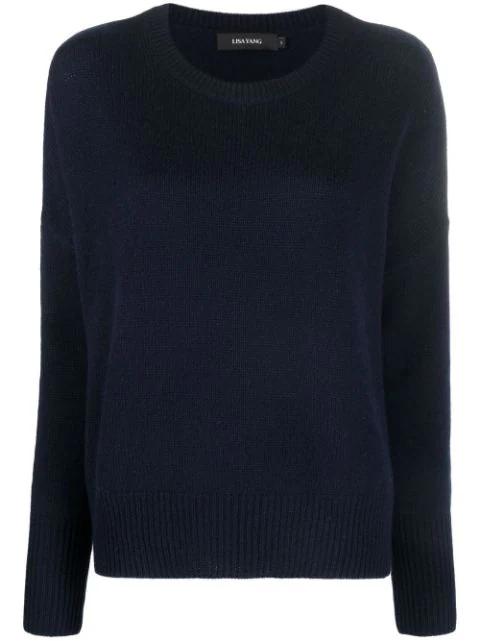 Mila crew-neck knitted jumper by LISA YANG