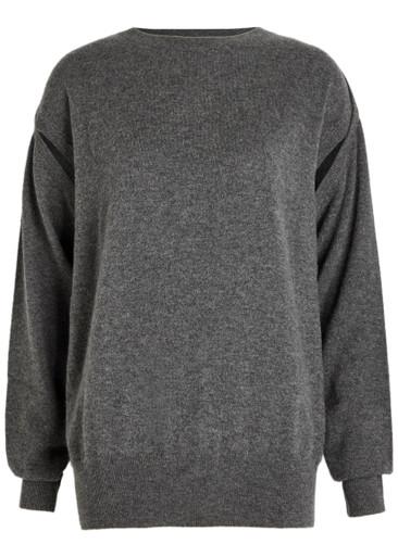 Othelia cardigan-effect cashmere jumper by LISA YANG