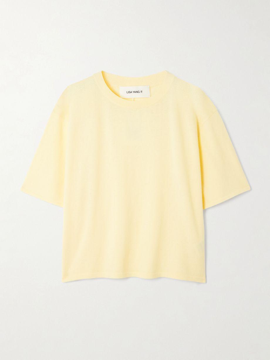 Rubie cotton and cashmere-blend T-shirt by LISA YANG
