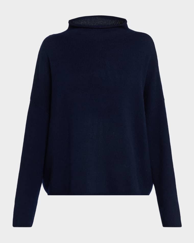 Sandy Cashmere Roll-Neck Oversized Sweater by LISA YANG