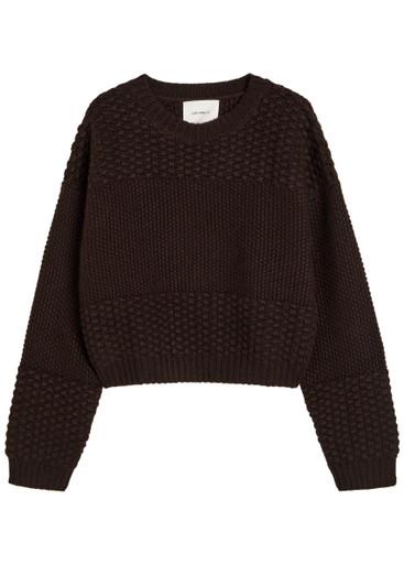 Signe cropped cashmere jumper by LISA YANG