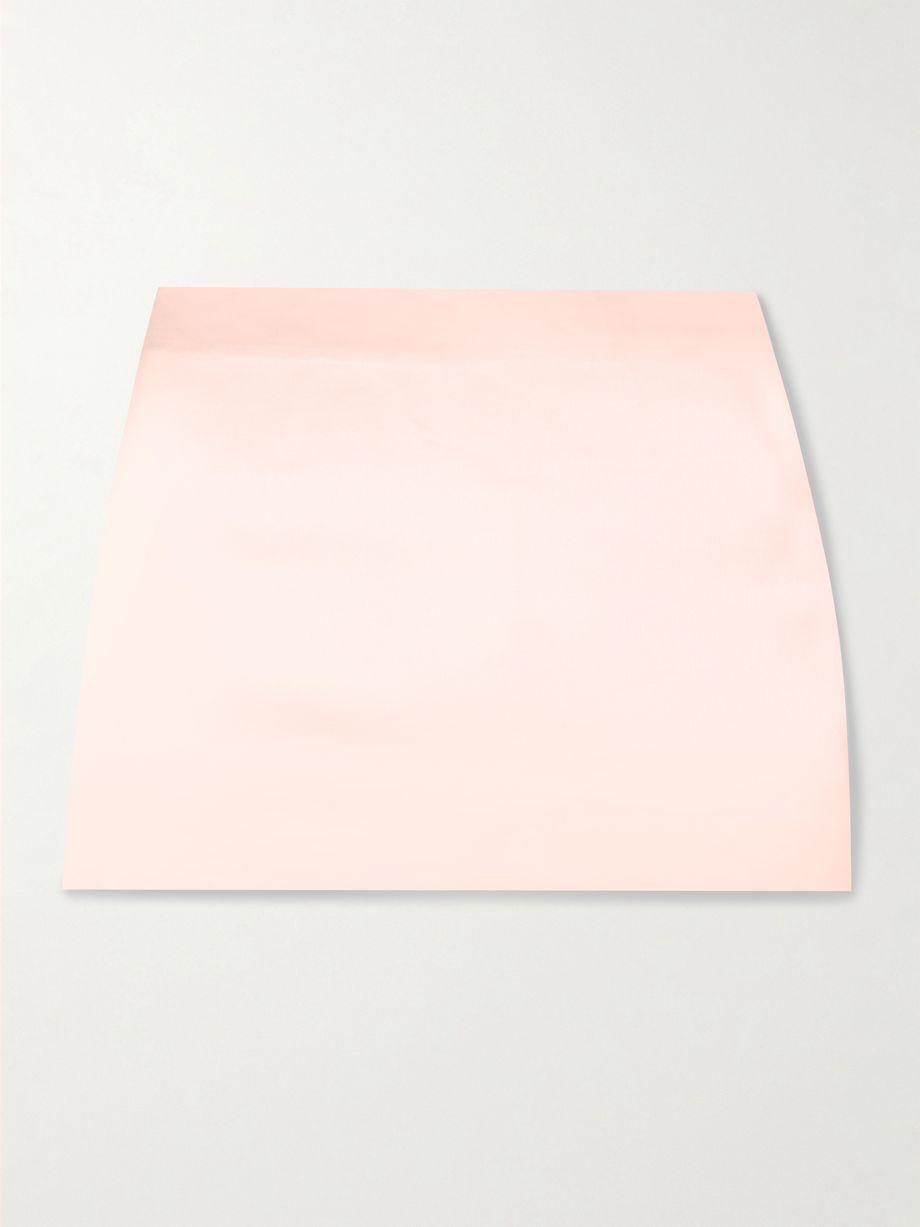 Silk-satin mini skirt by LISA YANG