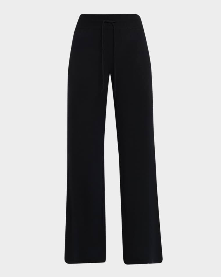Sofi Cashmere Straight-Leg Pull-On Trousers by LISA YANG