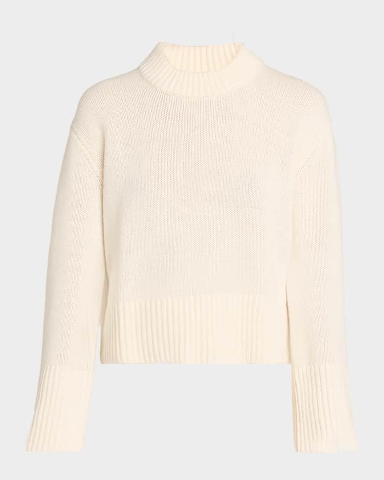 Sony Cashmere Shrunken Crewneck Sweater by LISA YANG