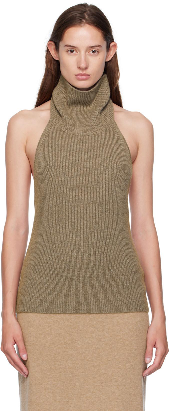 Taupe Maddie Top by LISA YANG
