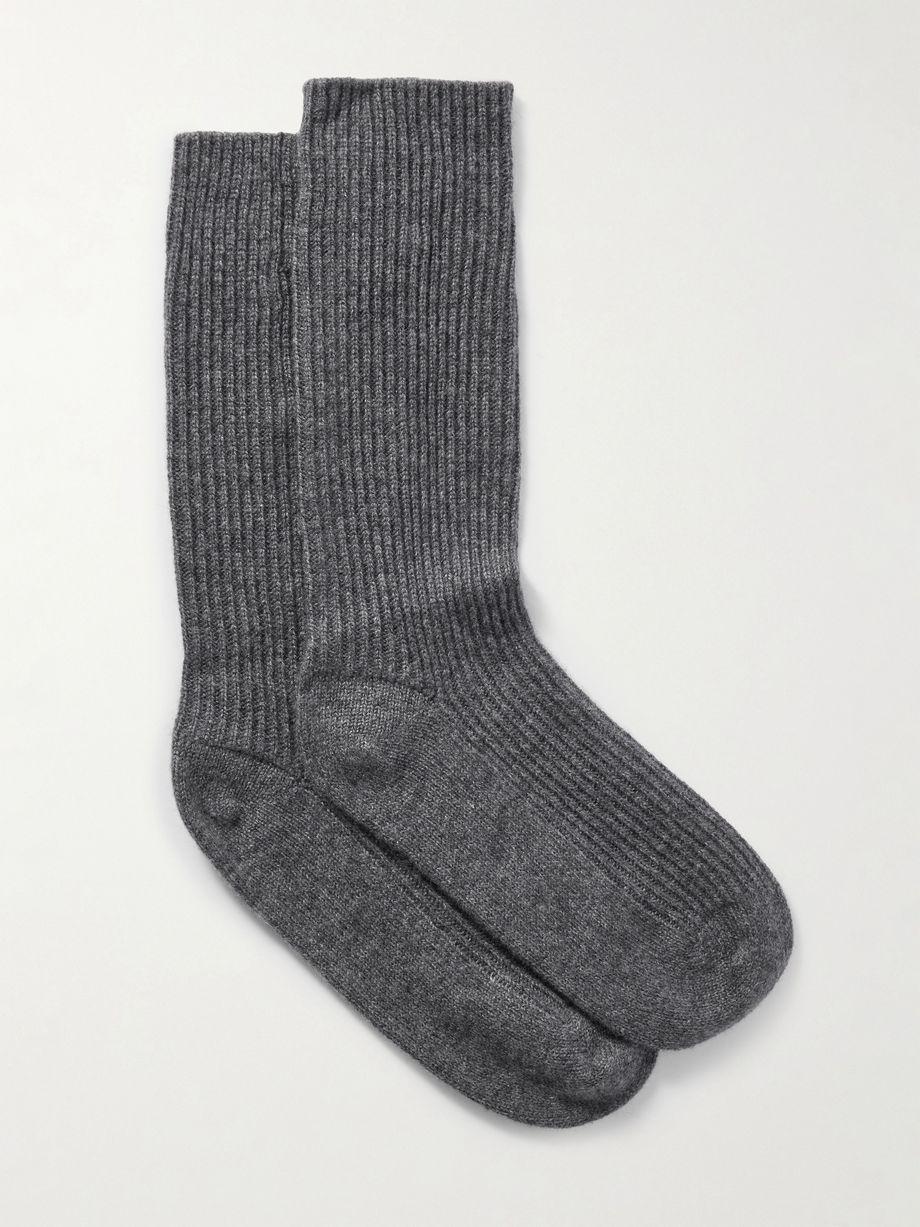 Zera ribbed cashmere socks by LISA YANG