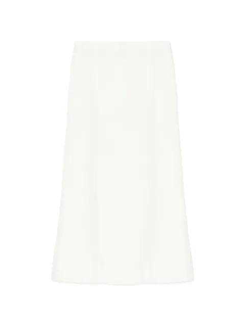brushed midi skirt by LISA YANG