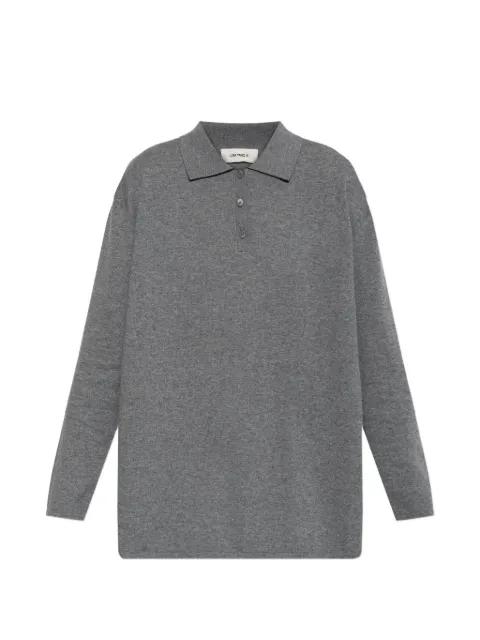 buttoned polo knitwear by LISA YANG