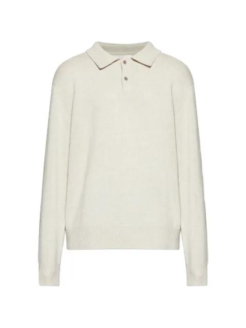 buttoned polo shirt by LISA YANG