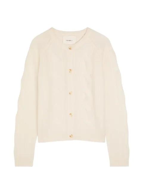 cable-knit cardigan by LISA YANG