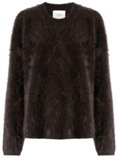 cashmere crew-neck jumper by LISA YANG