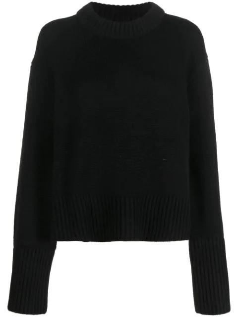 crew-neck cashmere jumper by LISA YANG