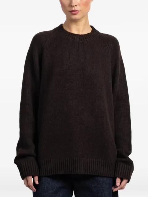 crew-neck knitted sweater by LISA YANG