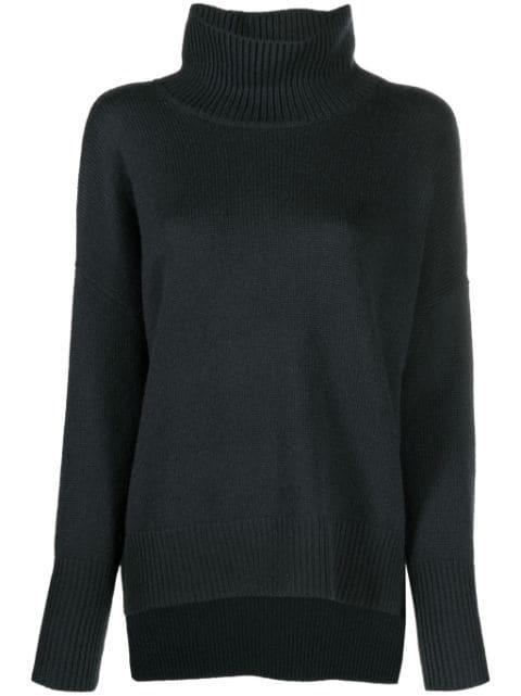 funnel-neck cashmere jumper by LISA YANG