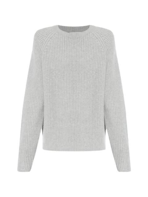 raglan-sleeve crew-neck sweater by LISA YANG