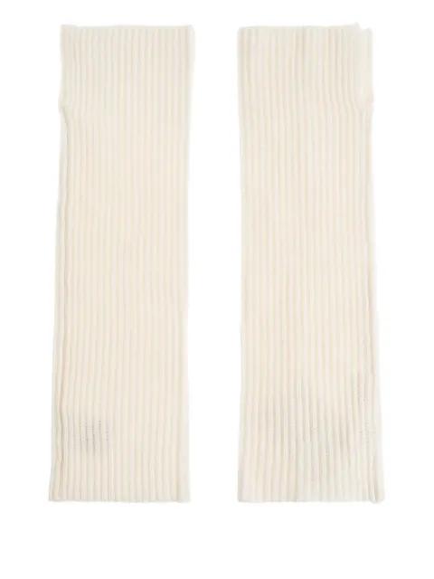 ribbed gloves by LISA YANG