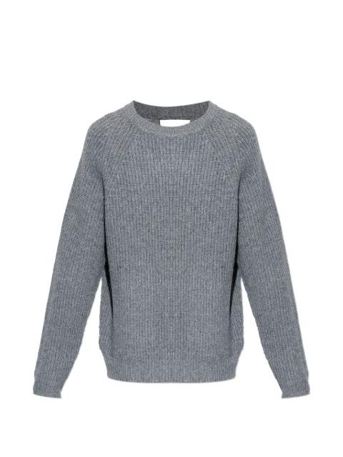 ribbed raglan-sleeve sweater by LISA YANG