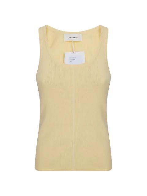 ribbed tank top by LISA YANG