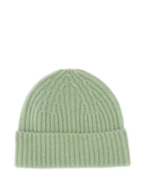 ribbed wool beanie by LISA YANG